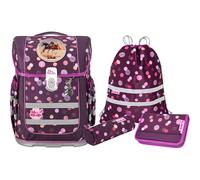 McNeill sac d'école Ergo Compacto Schoolbag Set 5-teilig Ruby