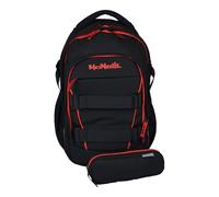 McNeill sac d'école LUCA 2:0 School Backpack Black & Red noir