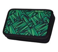 McNeill Trousse à crayons vert noir pour fille et garçon Pencil Case with Two Compartments Wow 267959