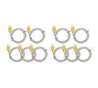 Mcnhbdgg 10 Pièces 3 Mètres Capteur de Sonde de Température de Thermocouple de Type K Plage de Mesure de Type K -50 à 400 Degrés Celsius, avec TM902C