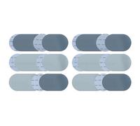 Mcnhbdgg 100 Disques Abrasifs Secs et Humides de 15,2 Cm, avec Crochet et Boucle, Grains 1 000/1 500/2 000/3 000/5 000, Papier Abrasif en Carbure de Silicium