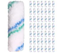 Mcnhbdgg 100 Pièces 4 Pouces 100mm Ensemble de Rouleaux de Peinture Muraux Professionnels Mini Rouleau de Revêtement de Peinture Bordure de Peinture Brosse à Rouler pour Mur