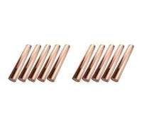 Mcnhbdgg 10Pcs Tige de Cuivre - Tiges Rondes de Métaux Purs Ø 8 X 100 mm pour une Étude Comparative des Propriétés des Matériaux