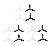Mcnhbdgg 12 Hélices Accessoires Lames de Pièces de Rechange pour Parrot Bebop 2 Drone Noir Blanc