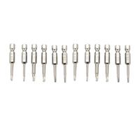 Mcnhbdgg 12 Pcs S2 Acier Vis Triangulaires Bits Tournevis Magnétique Peu Anti Glissement Tête de Vis Triangulaire 1.8/2 / 2.3/2.5/2.7/3 mm