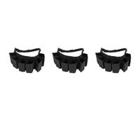 Mcnhbdgg 18 Pack Portable Taille Bouteille Beer Belt Bag Bouteilles de Vin Porte-Canettes, Noir