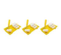 Mcnhbdgg 18 Pièces Mini Rouleau de Peinture En Mousse Kit de Décoration de Peinture 2 Pouces Plateau de Rouleau de Peinture Ensemble pour Brosse de Réparation de Peinture Murale