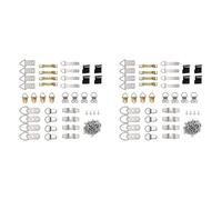Mcnhbdgg 192 PièCes Cadre Photo Photo Crochets Suspendus avec de Vis pour Cintre de Peinture à de Bureau Assorti
