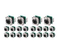 Mcnhbdgg 20 Pièces de Prise de Châssis Ethercon Rj45, Connecteur Traversant Ethercon NE8FDP, Prise de sur Panneau RJ45 Cat5 Série D