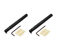 Mcnhbdgg 20Pc Mgmn200 Insert de Carbure + 2 Pc Force de Serrage ÉLevée Mgivr2016-2 Outil de Tournage de Tour + Machine ccessoires de Fraises
