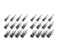 Mcnhbdgg 24PièCes Roue de Brosse MéTallique pour Perceuse, Brosses de Coupe de Roue MéTallique pour L'ÉLimination de la Rouille de de Peinture de Perceuse et les Petits Espaces