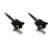 Mcnhbdgg 2X 1/144 Modèle d'avion d'avion de Reconnaissance Blackbird SR-71A Moulé sous Pression pour Enfants Décor de Bureau à Domicile Adulte