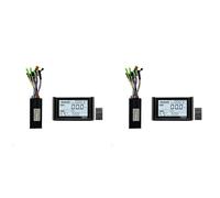 Mcnhbdgg 2X 36V 48V 750W 1000W Trois Modes 12 Tubes Brushless 30A ContrôLeur Throttle Brake Kit avec LED SW900 Display E-Bike Parts