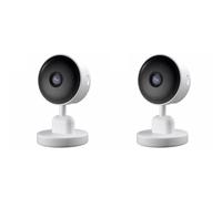 Mcnhbdgg 2X Caméra Tuya Wi-Fi Intérieure, Moniteur pour, Mini-Caméra Sans Smart Life Home Security, Vidéosurveillance IP, Prise Audio Bidirectionnelle UE
