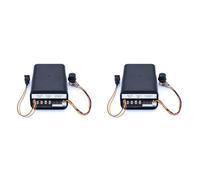 Mcnhbdgg 2X Contrôleur de Vitesse de Moteur DC 10-55 V 60 A PWM 0-100% RPM LED Numérique Réglable CW CCW Interrupteur de Commande de Moteur et