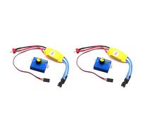 Mcnhbdgg 2X Contrôleur de Vitesse de Moteur Sans Balais DC 12 V 30 A avec Testeur ESC, Indicateur de Vitesse à 3 Rapports, Testeur de Direction pour Drone XXD.