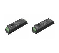 Mcnhbdgg 2X D4-P 4 Canaux PWM Tension Constante & RDM LED DéCodeur ContrôLeur Affichage NuméRique Port XLR3 RJ45 EntréE DC12-36V 8Ax4CH