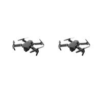 Mcnhbdgg 2X E88 WiFi FPV Drone avec Grand Angle 4K HD Double CaméRa Pliable Altitude Maintenue TéLéCommande Quadrirotor Drones Professionnels