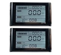 Mcnhbdgg 2X Ebike SW900 LCD Display Control Vélo Électrique Compteur de Vitesse Prise Étanche Record Instrument Control/Setting 24-72V