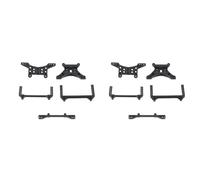 Mcnhbdgg 2X Ensemble de Poteaux de Carrosserie de Tours D'Amortisseur et pour HBX 16889 16889A 16890 16890A 1601 1602 TéLécommandéEs Accessoires de Pièces de Voiture