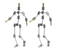 Mcnhbdgg 2X Kit D'Armature - Squelette de Marionnette en Métal à Monter Soi-Même, Facile à Assembler, de Personnage Animé, pour Animation en Stop Motion
