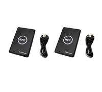 Mcnhbdgg 2X Lecteur de Carte RFID IC RFID Copieur Duplicateur NFC Lecteur de Carte à Puce Graveur 13.56MHz Programmeur Crypté