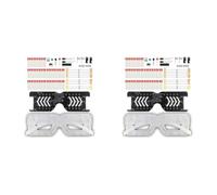 Mcnhbdgg 2X Lunettes Lumineuses Kit de Pratique de Soudage Lunettes LED Activées par le Son Kit Électronique de Bricolage pour le Projet D'Apprentissage B