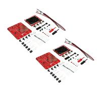 Mcnhbdgg 2X Mini Numérique Oscilloscope Trousse Bricolage Apprentissage de la Mise à Niveau au Format de Poche (des Pièces de Rechange)