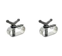 Mcnhbdgg 2X Mini Tendeur de Treuil en Aluminium, Tendeur de Torsadé à la Main, Ferme de Tendeur de