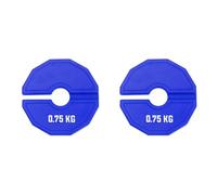 Mcnhbdgg 2X Plaques de Musculation Micro-Type 0,75 Kg, Haltères, Poids Fractionnés, Poids Supplémentaires en Caoutchouc pour la Musculation