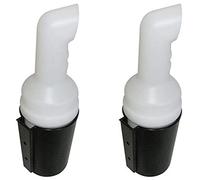 Mcnhbdgg 2X pour Chariot de Golf Bouteille de Sable pour Club Voiture Divot Remplissage Kit de Bouteille de Sable avec Support Anti-Hochet pour Voiturettes