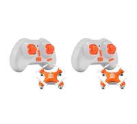 Mcnhbdgg 2X RC Quadcopter Cx10 Mini Drone Télécommandé 2.4G 4CH avec LED Hélicoptère Électronique Avion Électrique pour Enfants-B
