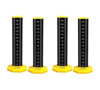 Mcnhbdgg 2X Règle de Hauteur de Carrelage de Plafond et de Sol, Règle de Mesure à Double Usage à Échelle Double Face avec Base Magnétique, pour le Pavage de Carrelage