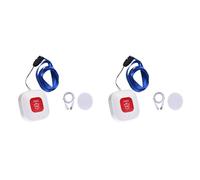 Mcnhbdgg 2X Tuya WiFi SOS Bouton D'Appel Sans Soignant Téléavertisseur Téléphone Alerte Transmetteur Bouton D'Appel D'Urgence pour Enfant Patient Âgé