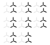 Mcnhbdgg 32 Hélices Accessoires Lames de Pièces de Rechange pour Parrot Bebop 2 Drone Noir Blanc