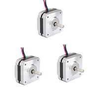 Mcnhbdgg 3X 17Hs08-1004S Moteur Pas Une Pas Nema 17 Une 4 Dérivations 20mm 1A 13Ncm (18.4Oz.In) 42 Moteur Pas Une Pas Nema17 Stepper pour Imprimante 3D DIY Cnc