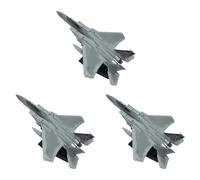 Mcnhbdgg 3X Avions MouléS sous Pression à L'Échelle 1/100 F15 Eagle Modèle D'Avions de la Marine AméRicaine pour Collection Cadeau Maison Salon Décor