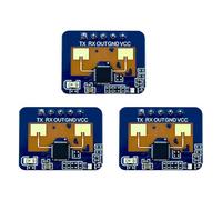 Mcnhbdgg 3X Capteur de Présence Humaine Radar LD2410C 24G Module de Détection de Mouvement à Ondes Millimétriques FMCW Radar DC5V