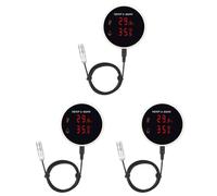 Mcnhbdgg 3X Capteur de Température et D'Humidité WiFi Tuya Sonde Externe Affichage LCD Numérique Thermomètre Intérieur Hygromètre Prise UE