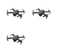 Mcnhbdgg 3X E88 WiFi FPV Drone avec Grand Angle 4K HD Double Caméra Pliable Altitude Maintenue Télécommande Quadrirotor Drones Professionnels