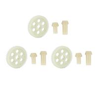 Mcnhbdgg 3X Ensemble de Pignons D'Entraînement à Engrenage Droit pour HBX 16889 16889A 16890 16890A 1601 1602 SG1601 SG1602 Télécommandées Accessoires de Pièces de Voiture
