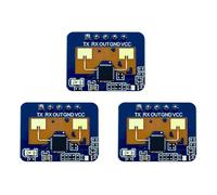 Mcnhbdgg 3X Module de DéTection de Mouvement de Capteur Radar de PréSence Humaine 24G MmWave LD2410C