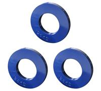 Mcnhbdgg 3X Poids Fractionnaires Poids Fractionnaires Mini Plaques de Poids Plaques de Musculation Accessoire de Disque Précis Bleu 0.5Kg