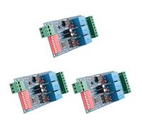 Mcnhbdgg 3X SORTIE RELAIS 3CH 512, Carte Contrôleur LED Dmx512, Décodeur LED DMX512, Contrôleur de Commutateur de Relais