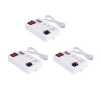 Mcnhbdgg 3X Testeur D'Ampoule E27 B22 E14, Boîte de Test de Tension D'Éclairage LED, Test avec Affichage de Puissance, Prise UE