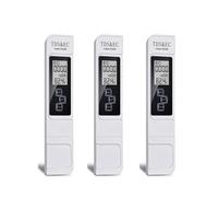 Mcnhbdgg 3X Testeur de Qualité de L'Eau NuméRique TDS EC Meter 0-9999 PPM Plage de Mesure Testeur de TempéRature de Pureté de L'Eau