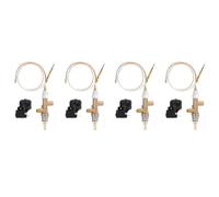 Mcnhbdgg 3X Vanne de Commande de Chauffage de Terrasse à Gaz Capteur de Thermocouple Bouton D'Interrupteur de DéCharge Propane Lpg Contrôle de Foyer Ensemble de Port Pilote de SéCurité