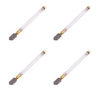 Mcnhbdgg 4 Pièces Mise à Niveau Coupe-Verre Diamant 2-19Mm 175Mm Carbonisation Coupe-Verres en Alliage de Tungstène pour Outil à Main Coupe de Verre