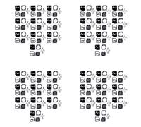 Mcnhbdgg 40 Ensembles de Kit de Réparation de Carburateur Pièces de Tondeuse RB-100 Joint Diaphragme pour HS45 FS55 FS38 BG45 MM55 4137 C1Q