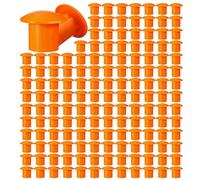 Mcnhbdgg 400 Pièces Champignon Rebar Cap Bouchons de Sécurité en Plastique Champignon pour Barres D'Armature 3 à 7, Couleur Orange, 2,36 X 2,17 X 1,5 Pouces